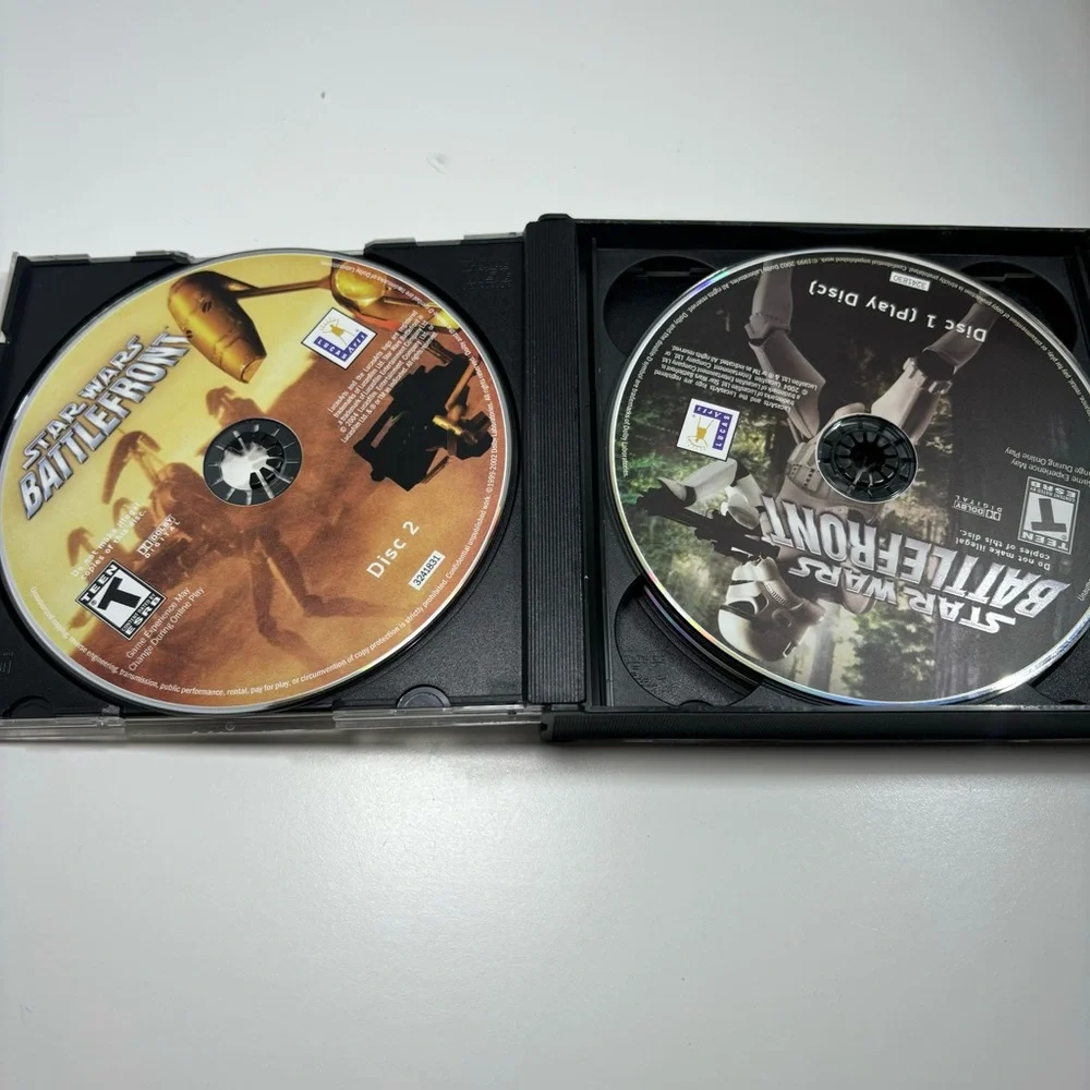 Star Wars Battlefront PC CD Rom 3 Disc‎ Set